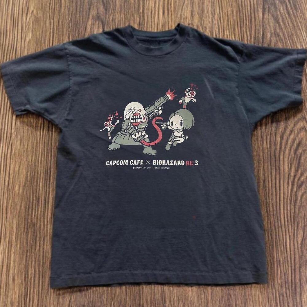 T-Shirt Capcom Cafe X Biohazard Re 3 Graphic Tee Reprint Shirt